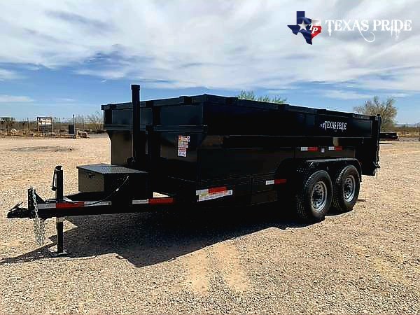 2025 Texas Pride 7X14X3 14K Bumper Pull Dump Trailer
