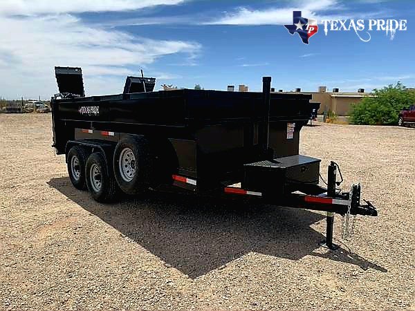 2025 Texas Pride 7X14X3 14K Bumper Pull Dump Trailer