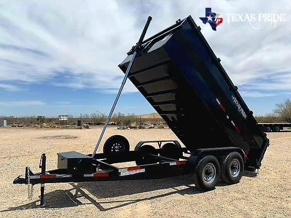 2025 Texas Pride 7X14X3 14K Bumper Pull Dump Trailer