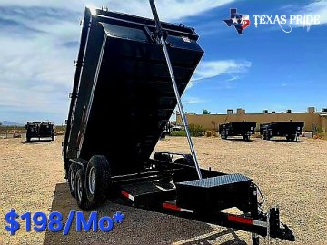 2025 Texas Pride 7X14X3 14K Bumper Pull Dump Trailer