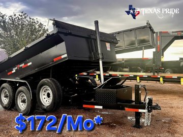 2026 Texas Pride 7X12X2 14K Bumper Pull Dump Trailer