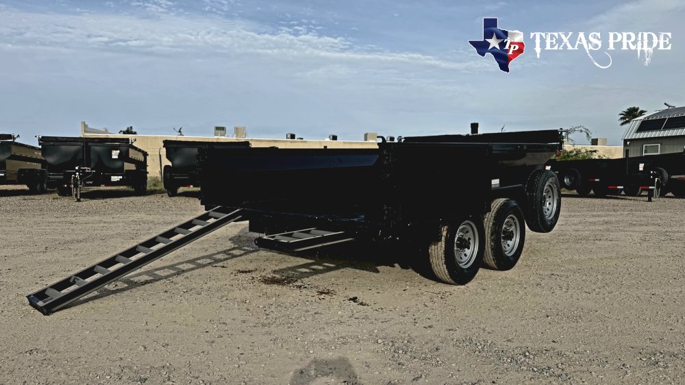 Texas Pride 7X12X2 14K Bumper Pull Dump Trailer