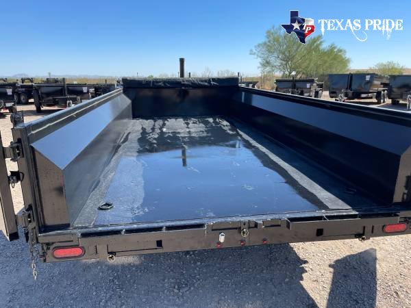 2025 Texas Pride 7x16x2 16k Bumper Pull Dump Trailer