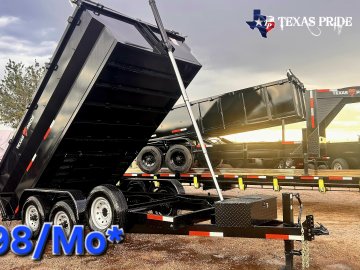 2026 Texas Pride 7X14X3 14K Bumper Pull Dump Trailer