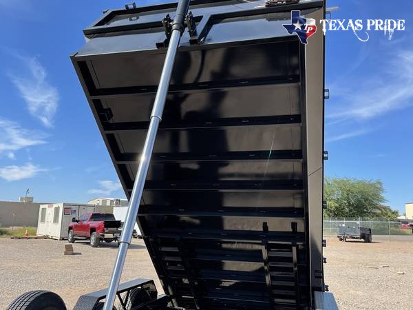 2025 Texas Pride 7x14x4 14k Bumper Pull Dump Trailer