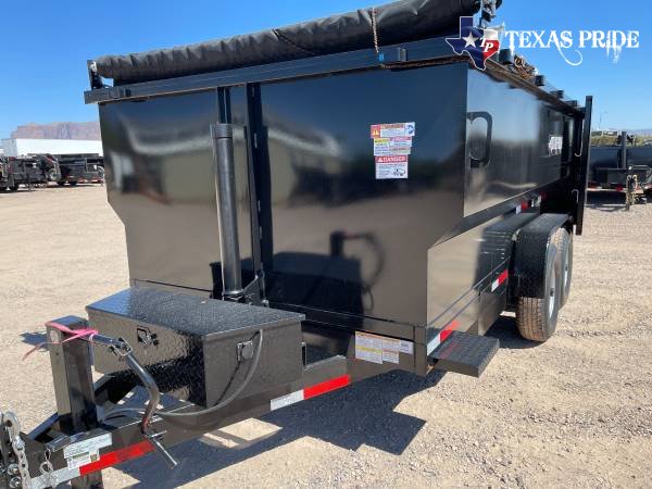 2025 Texas Pride 7x14x4 14k Bumper Pull Dump Trailer