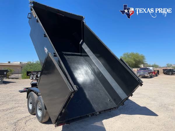 2025 Texas Pride 7x14x4 14k Bumper Pull Dump Trailer