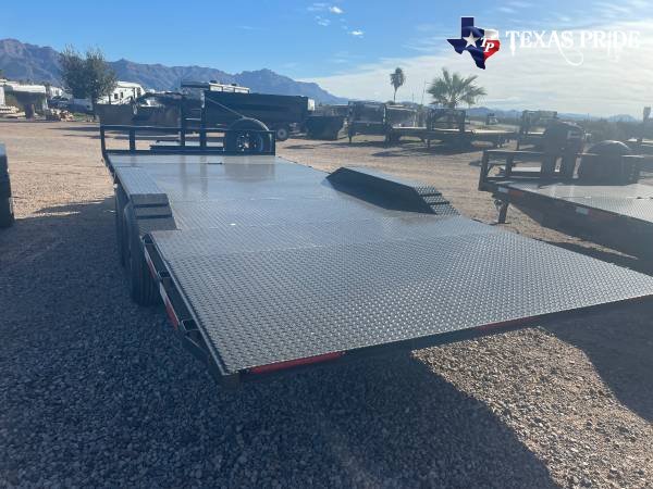 2025 Texas Pride 8.5x21 16k Bumper Pull Tilt Bed Trailer