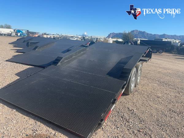 2025 Texas Pride 8.5x21 16k Bumper Pull Tilt Bed Trailer