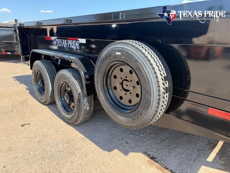 2025 Texas Pride 7x14x2 20k Bumper Pull Dump Trailer