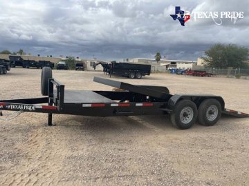 2025 Texas Pride 7x21 14k Equipment/ Tilt Bed Trailer