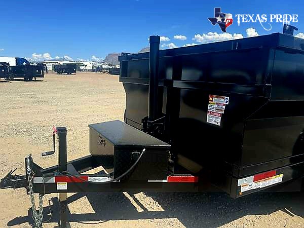 2025 Texas Pride 7X12X3 14K Bumper Pull Dump Trailer