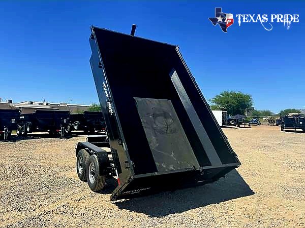 2025 Texas Pride 7X12X3 14K Bumper Pull Dump Trailer