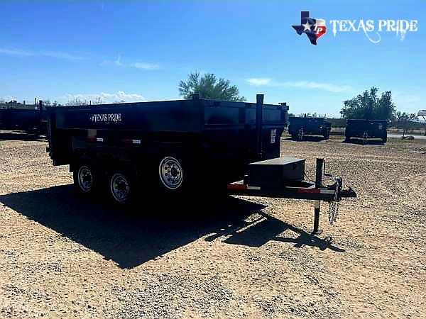 2025 Texas Pride 7X12X3 14K Bumper Pull Dump Trailer