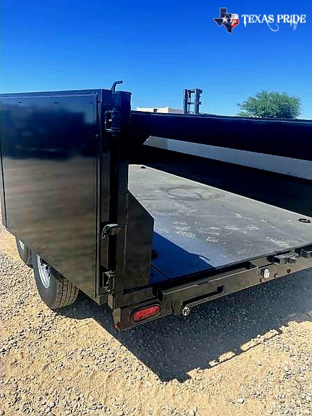 2025 Texas Pride 7X12X3 14K Bumper Pull Dump Trailer