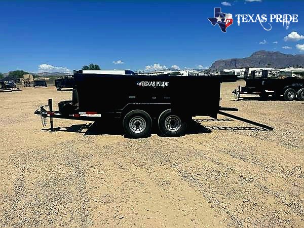 2025 Texas Pride 7X12X3 14K Bumper Pull Dump Trailer