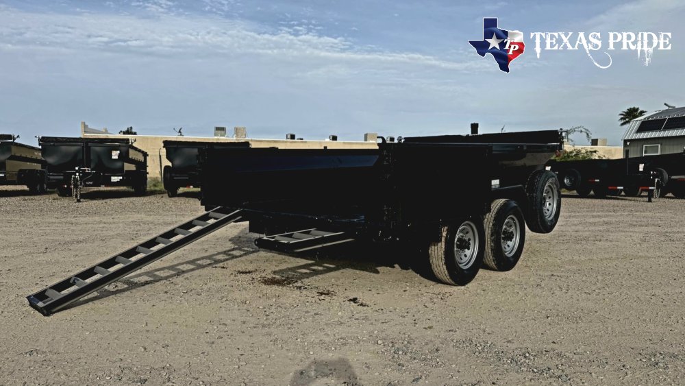 2026 7X12X2 14K Bumper Pull Dump Trailer Texas Pride