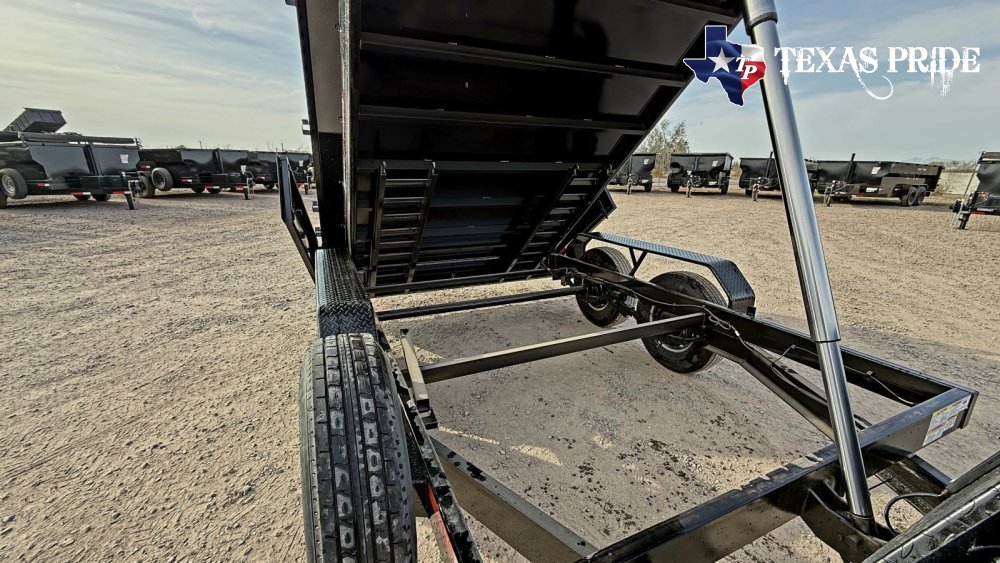 2026 7X12X2 14K Bumper Pull Dump Trailer Texas Pride