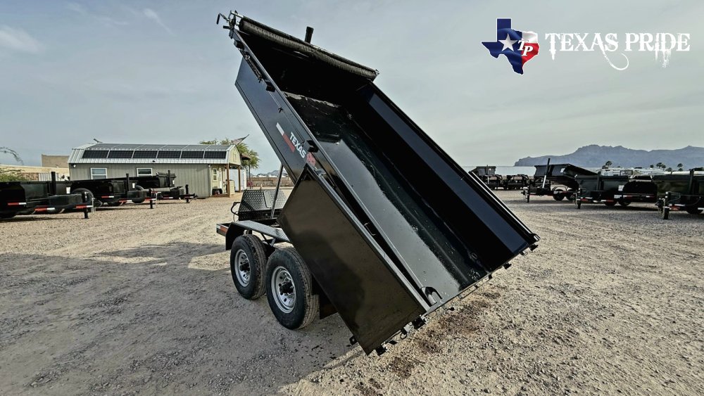2026 7X12X2 14K Bumper Pull Dump Trailer Texas Pride