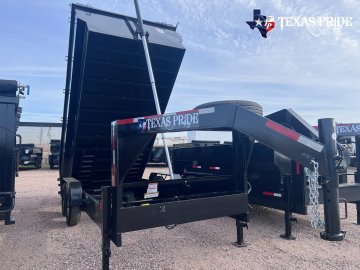 2025 7x16x4 16K Gooseneck Dump TRAILER $269/mo* - $15,625