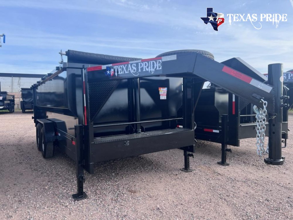 2025 7x16x4 16K Gooseneck Dump TRAILER $269/mo* - $15,625