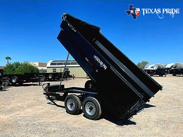 2025 Texas Pride 7x14x4 14k Bumper Pull Dump Trailer