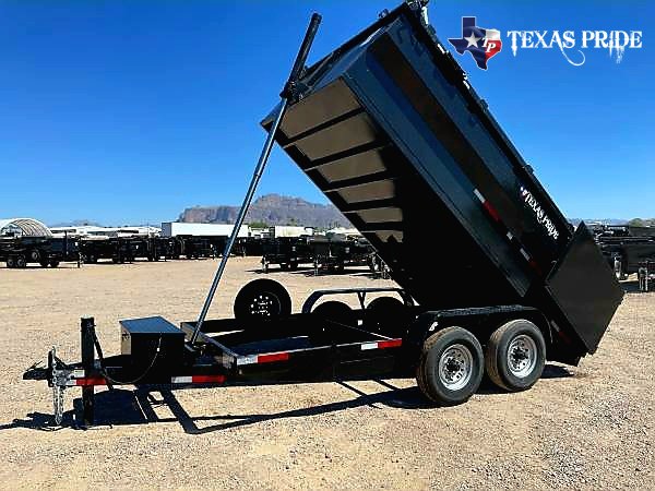 2025 Texas Pride 7x14x4 14k Bumper Pull Dump Trailer