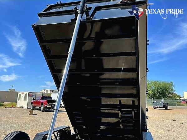 2025 Texas Pride 7x14x4 14k Bumper Pull Dump Trailer