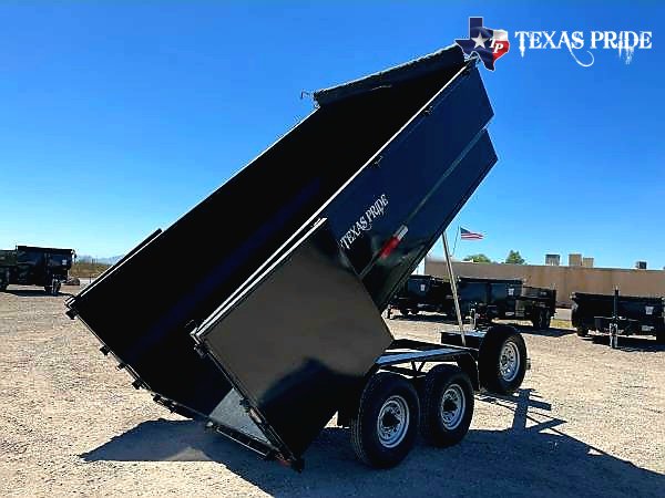 2025 Texas Pride 7x14x4 14k Bumper Pull Dump Trailer