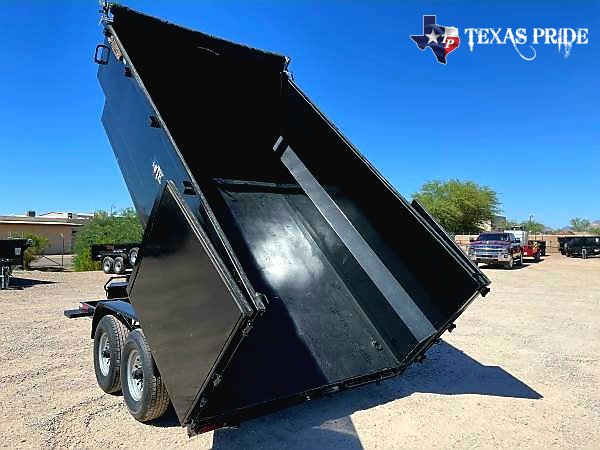 2025 Texas Pride 7x14x4 14k Bumper Pull Dump Trailer