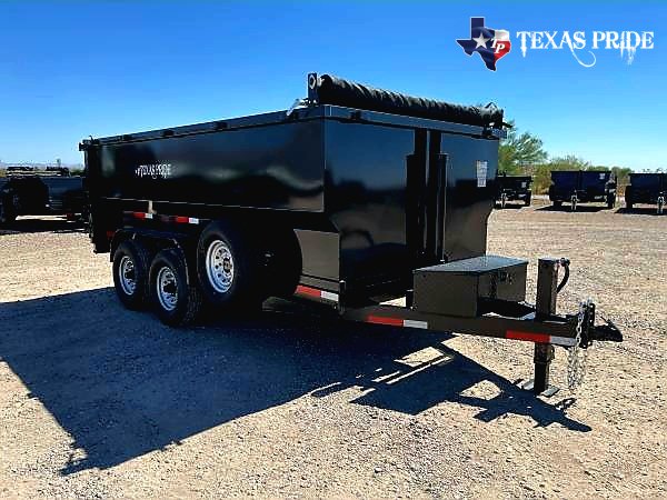 2025 Texas Pride 7x14x4 14k Bumper Pull Dump Trailer