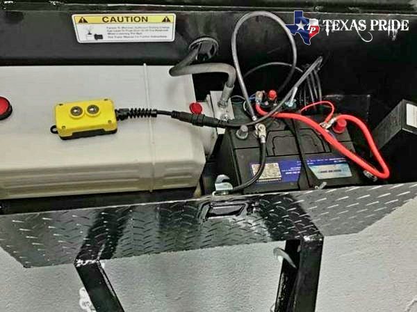 Texas Pride 7X12X2 14K Bumper Pull Dump Trailer