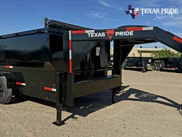 Texas Pride 7x14x4 16K Gooseneck Dump Trailer