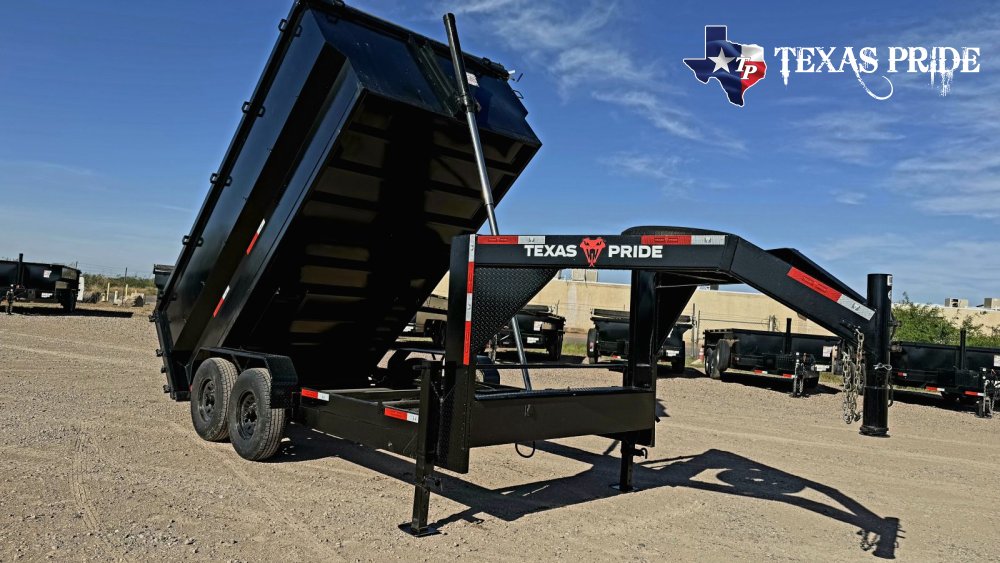 Texas Pride 7x14x4 16K Gooseneck Dump Trailer