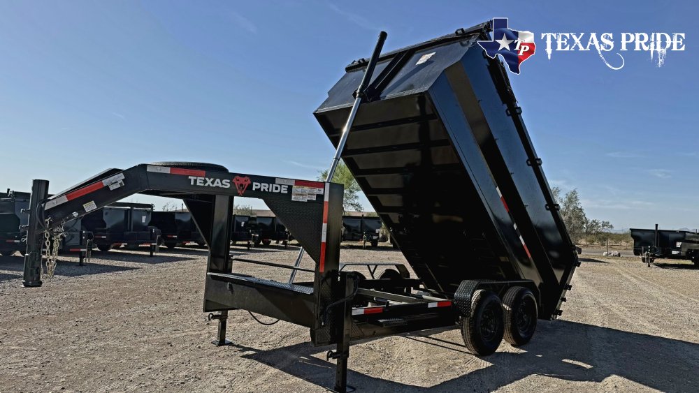 Texas Pride 7x14x4 16K Gooseneck Dump Trailer