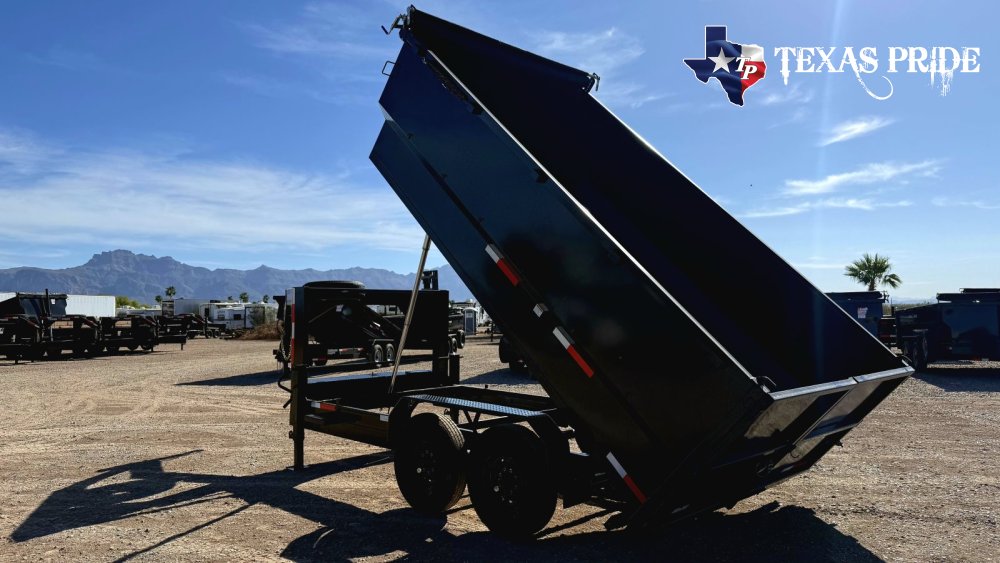 Texas Pride 7x14x4 16K Gooseneck Dump Trailer
