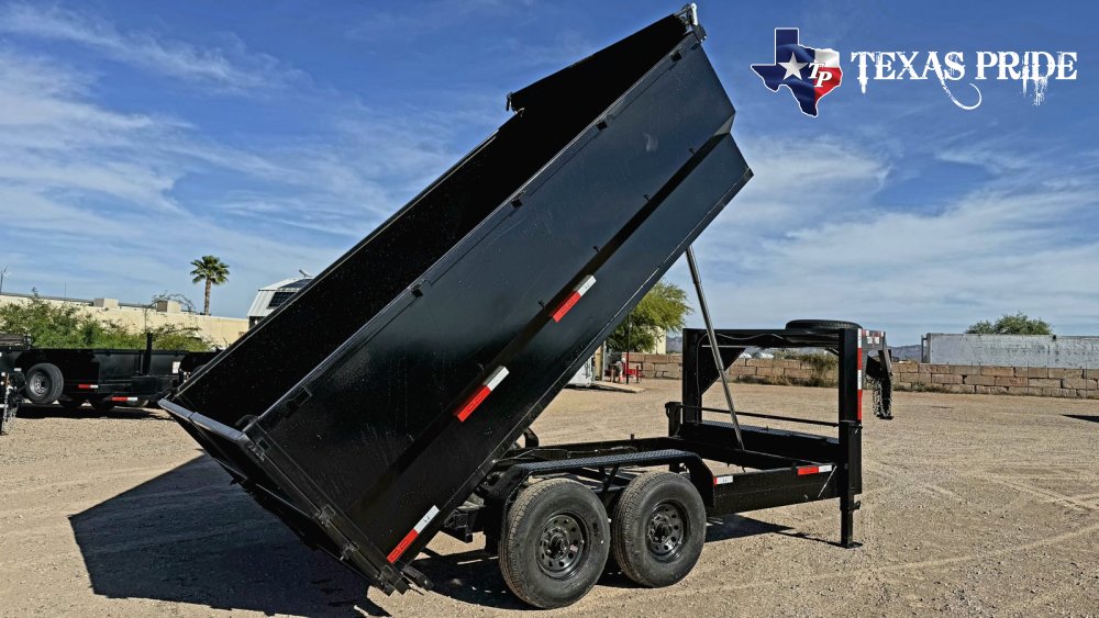 Texas Pride 7x14x4 16K Gooseneck Dump Trailer