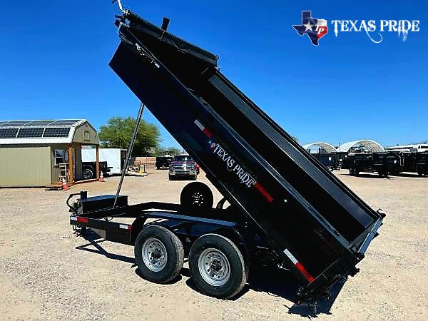 2025 Texas Pride 7X14X2 14K Bumper Pull Dump Trailer