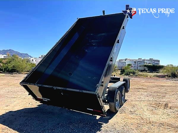 2025 Texas Pride 7X14X2 14K Bumper Pull Dump Trailer