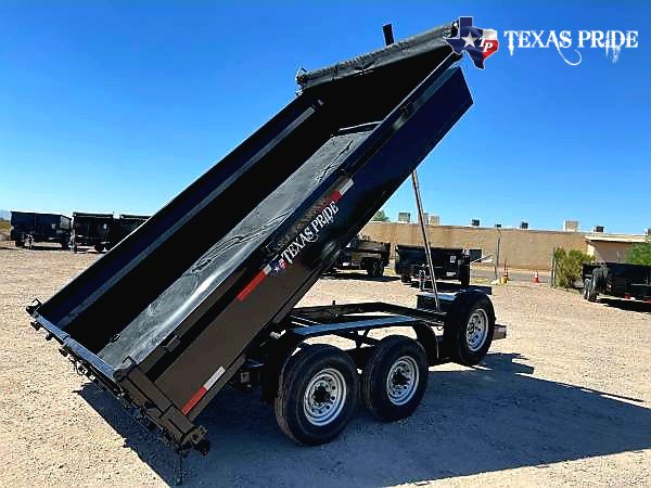 2025 Texas Pride 7X14X2 14K Bumper Pull Dump Trailer