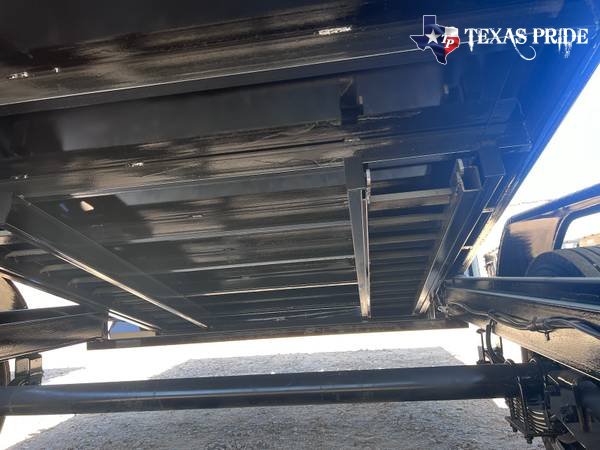 7x16x3 18K Gooseneck TEXAS PRIDE DUMP TRAILER