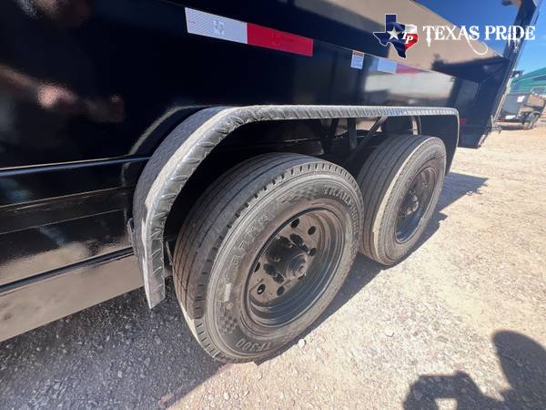 7x16x3 18K Gooseneck TEXAS PRIDE DUMP TRAILER