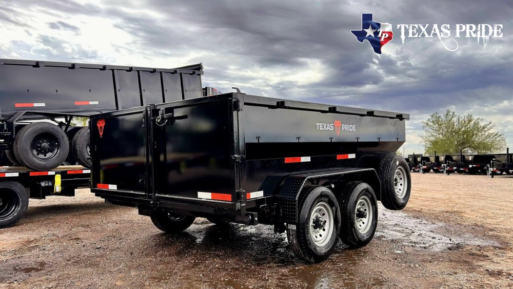 2026 Texas Pride 7X12X3 14K Bumper Pull Dump Trailer