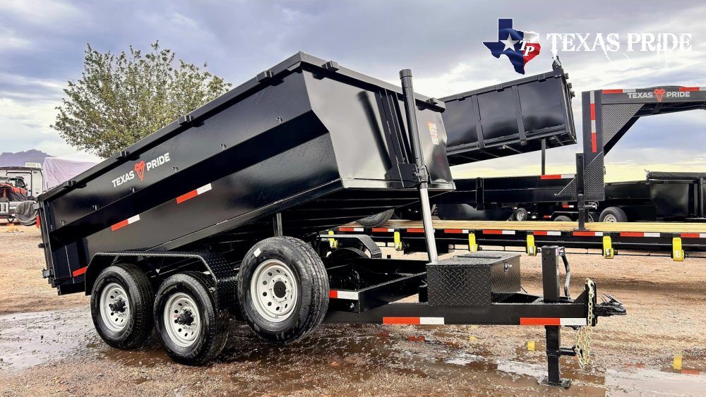2026 Texas Pride 7X12X3 14K Bumper Pull Dump Trailer