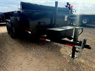 Texas Pride 7x14x2 20K Bumper Pull Dump Trailer