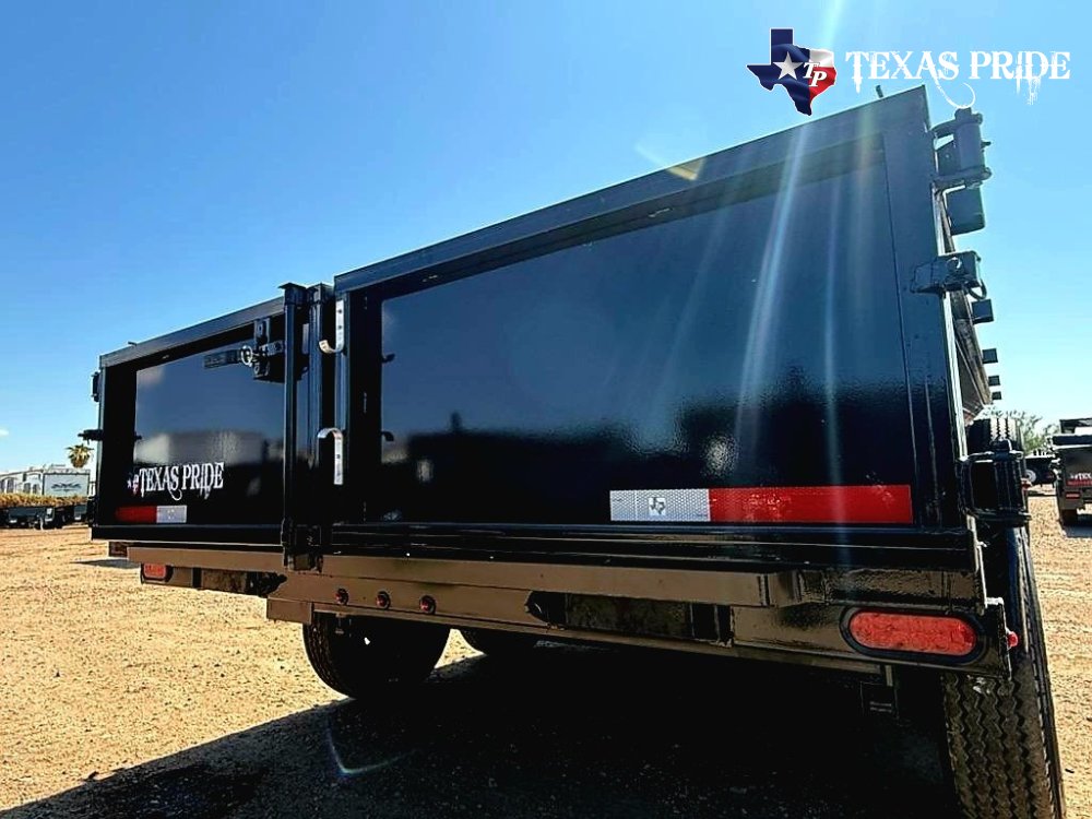 Texas Pride 7x14x2 20K Bumper Pull Dump Trailer