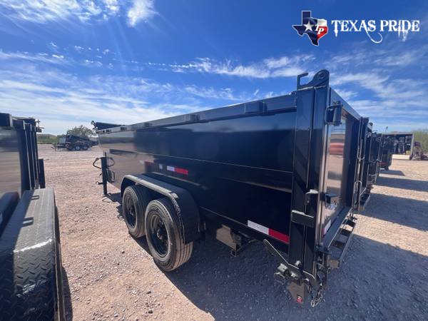 7x16x3 20K Gooseneck TEXAS PRIDE DUMP