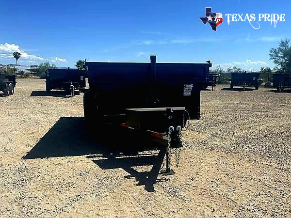 Used 2025 Texas Pride 7X12X3 14K Bumper Pull Dump Trailer /With Tarp, Ramps, & Spare