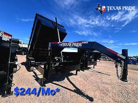 Texas Pride 7x14x4 16K Gooseneck Dump Trailer