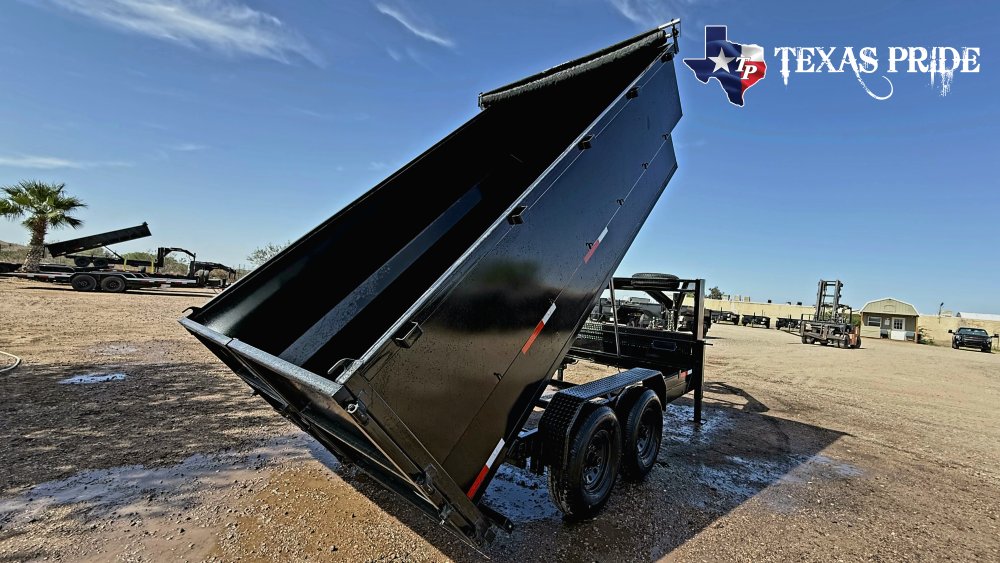 Texas Pride 7x14x4 16K Gooseneck Dump Trailer